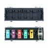 Flight case for Micro pedals and mini Wah with 6 plug multi