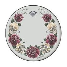 Parche p/Bateria, 14'BATTER, TATTOO SKYN, 'Rosas'