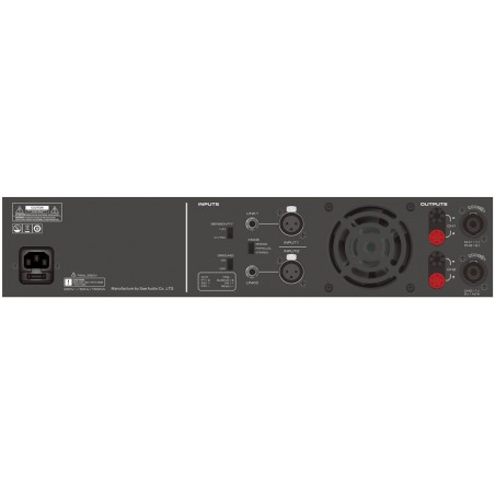 U de potencia estéreo, 250w x2 (4) 150w x2 (8) 500w (bridge)