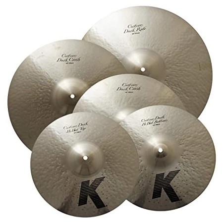 K CUSTOM DARK CYMBAL SET