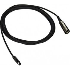 CABLE, TRIMMED, 3-Pin Mini Connector (TA3F) to male XLR