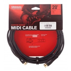 Cable Midi /Midi, 5conectores /dorados, 6,50m 2