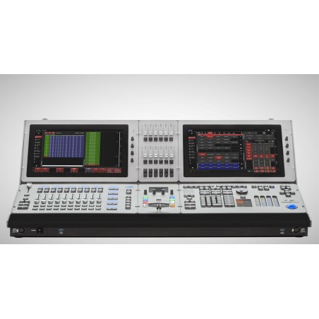 Consola Luces, M6, 8 uDMX a 64, 2 LCD, 4096ch a 32768