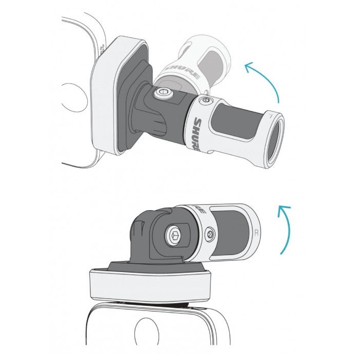 Microfono Condenser Estereo Digital para iOS c/conectores L