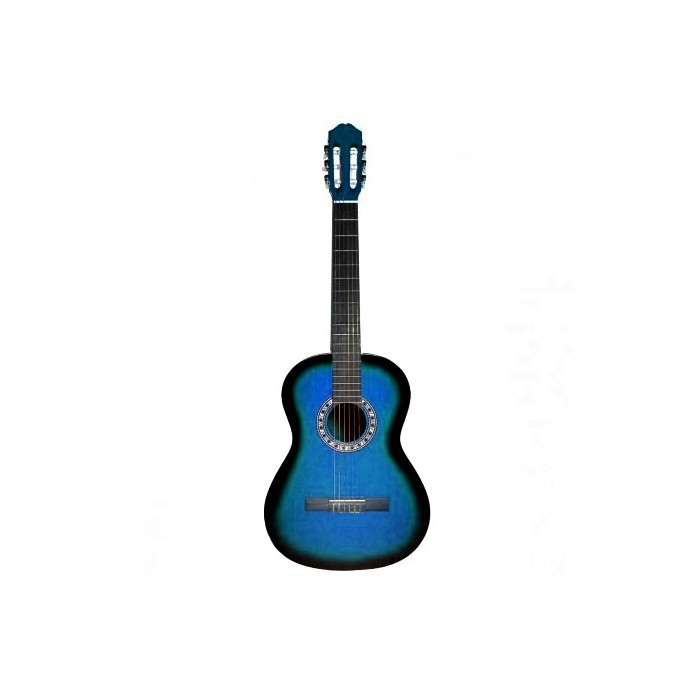 Guitarra Clasica Estudio, 39", Nacional,  c: Azul (MC x 2)