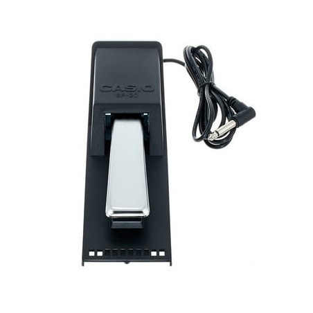 Pedal de sustain metalico con base ant. desl. gom.