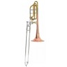 Trombon Bajo a Vara Delux, c/Trasp Doble, t:Bb/F/Eb&Bb/F/D/Gb, Laqueado, c/estuche Foam