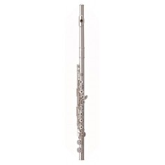 Flauta Traversa, silver plated, Offset, llaves ab, E part, c/est.