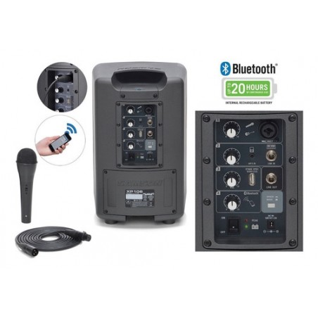 XP106  Expedition bafle activo 6"  con batería recargable + Mic