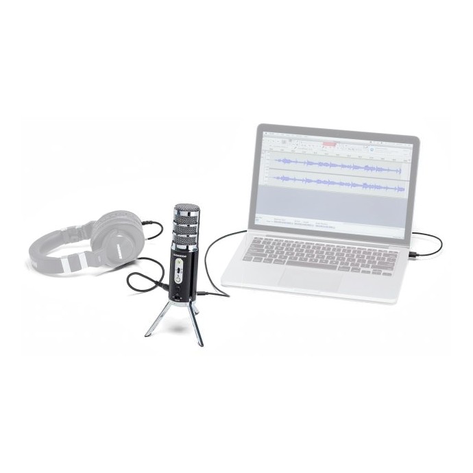 SATELLITE  Micrófono Multipatrón Condenser USB