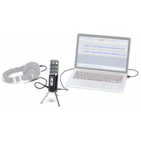 SATELLITE  Micrófono Multipatrón Condenser USB