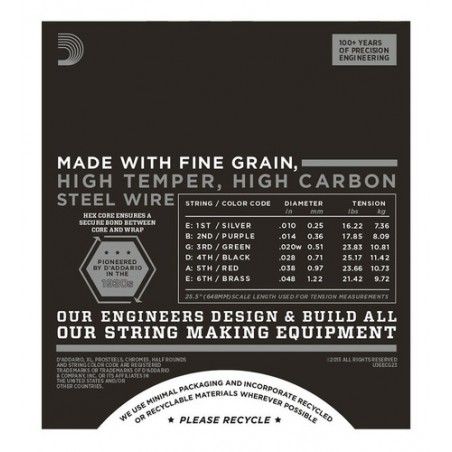 Encordado para Eléctrica  010   Jazz X-Light Flat