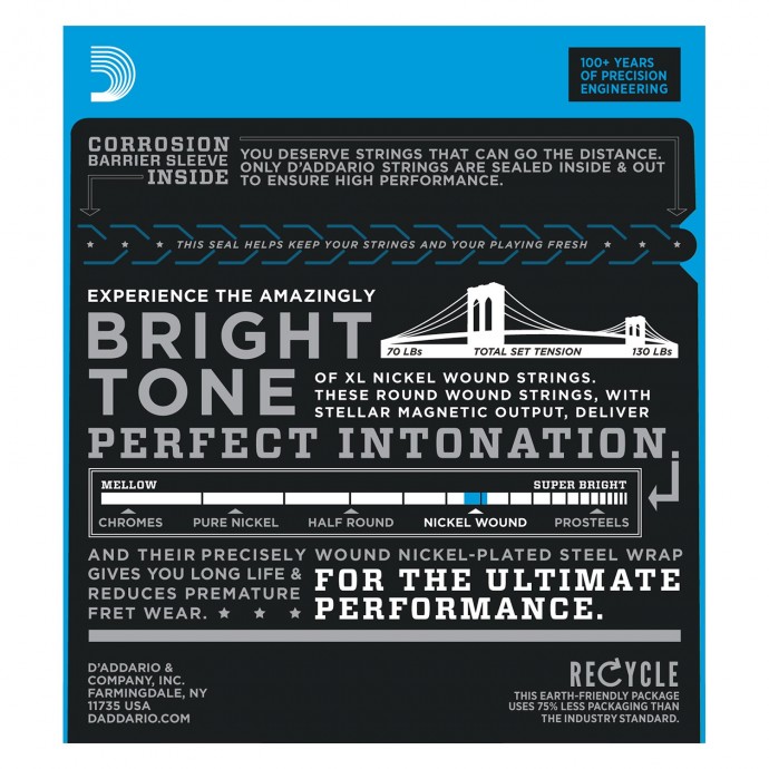 Encordado para Eléctrica   0105  Nickel