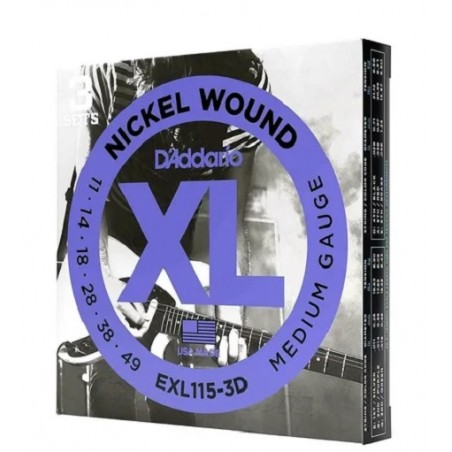 Encordado para Eléctrica   011   Nickel  ProPack 3