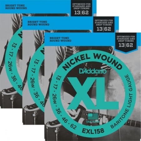 Encordado para Eléctrica   013   Nickel  3ra entorchada