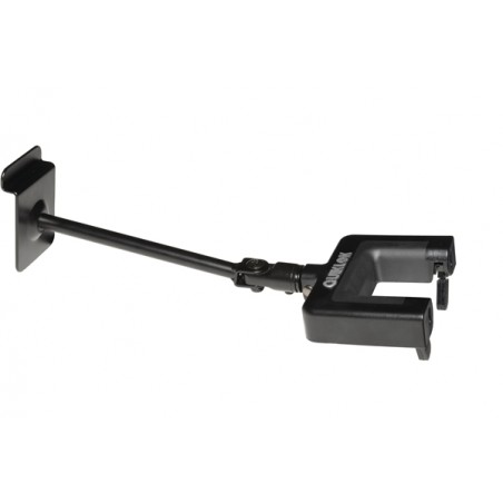 Soporte de guitarra de pared Slatwall (brazo largo) con  autoblocante