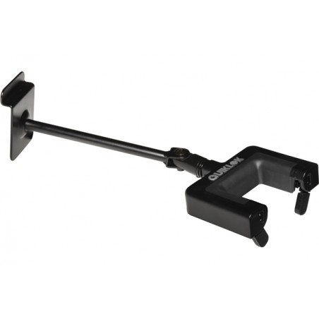 Soporte de guitarra de pared Slatwall (brazo largo) con  autoblocante