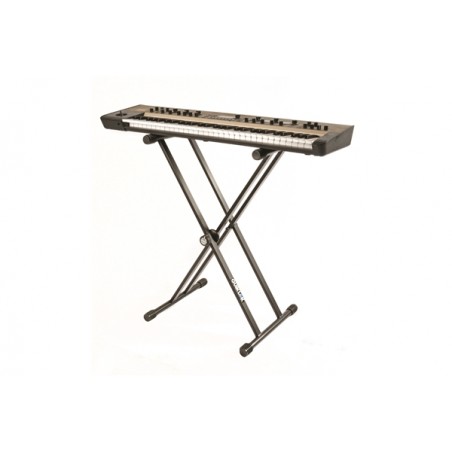 Soporte para teclado de un solo nivel con doble refuerzo