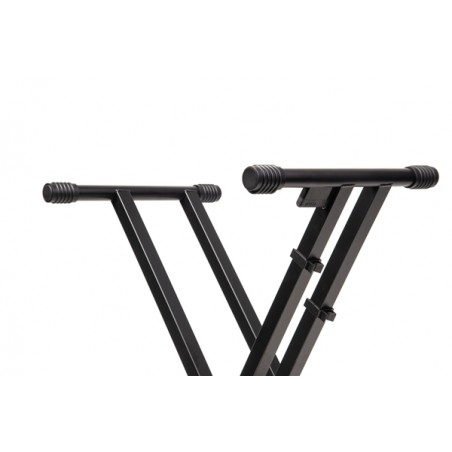 Soporte para teclado de un solo nivel con doble refuerzo