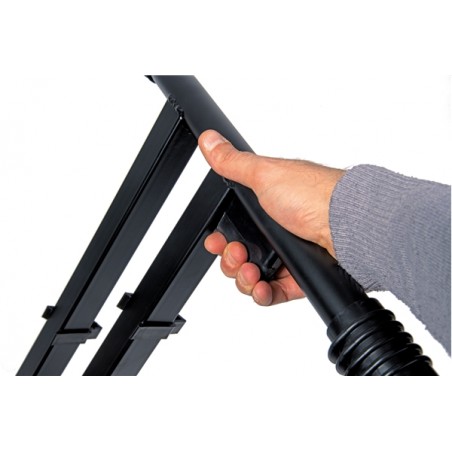 Soporte para teclado de un solo nivel con doble refuerzo