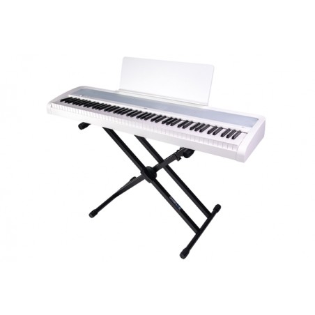 Soporte para teclado de un solo nivel con doble refuerzo