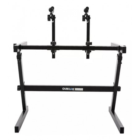 Soporte para teclado de altura ajustable doble nivel estilo Z