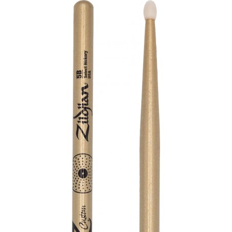 Palillos  Z Custom  5B  Punta Nylon Gold Chroma