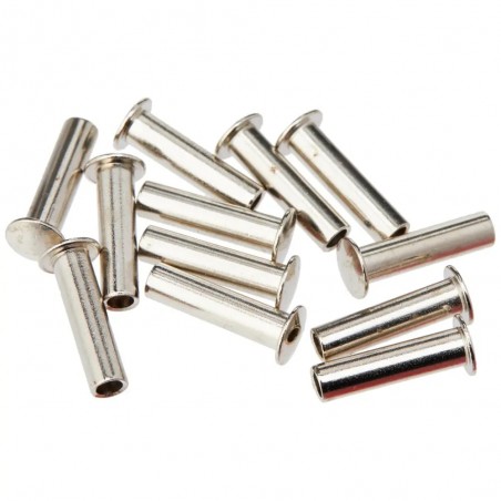 Pack  de 12 remaches  de acero inoxidable para platillos