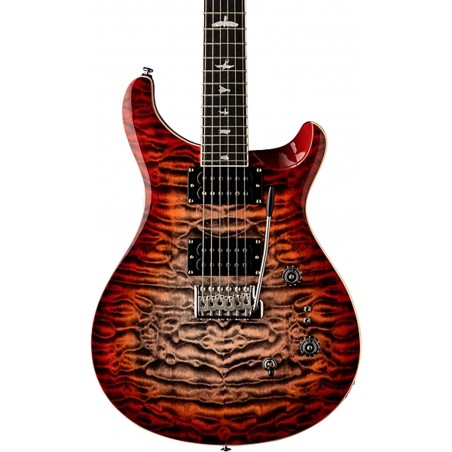 SE Custom 24-08 Quilt Package Charcoal Cherry Burst