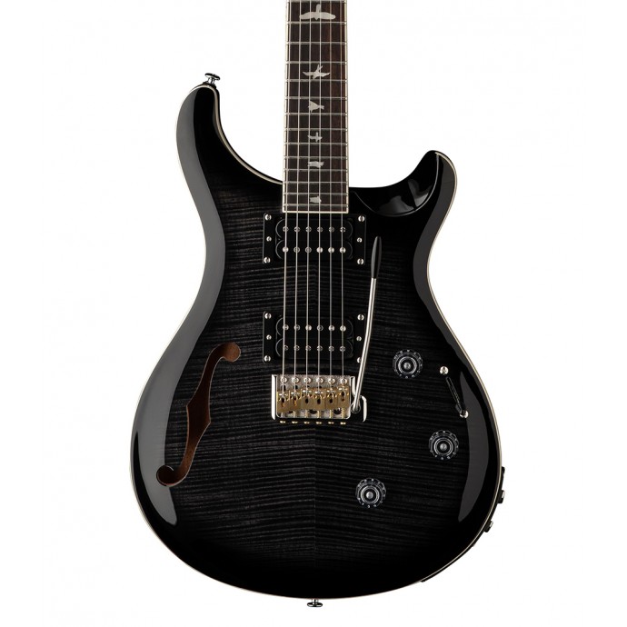 SE Custom 24 Semi Hollow Piezo Charcoal Burst