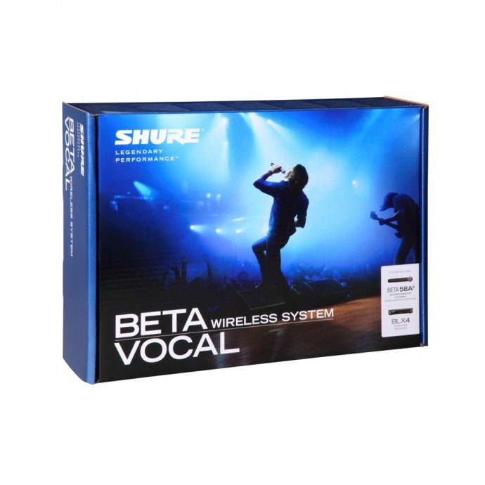 Shure BLX24AR/B58-M5 Sistema inalámbrico vocal Beta58
