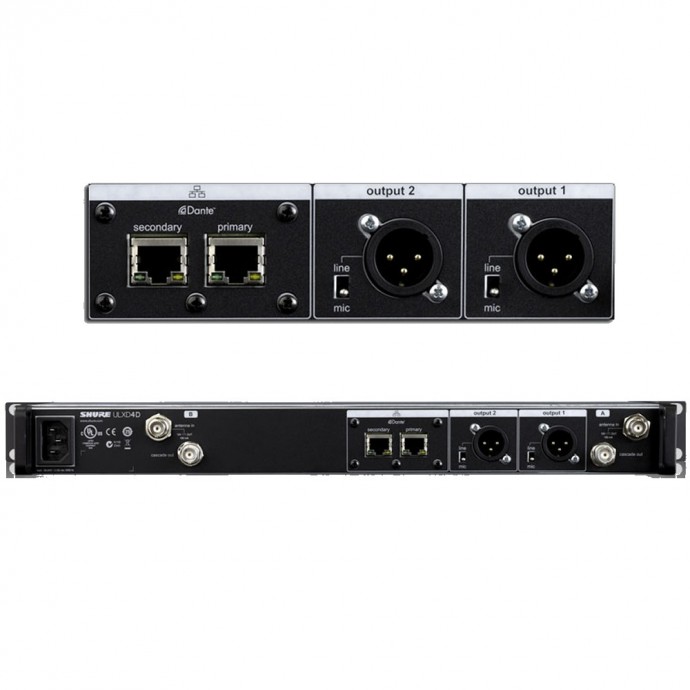 Shure ULXD4DAR-G50  Receptor inalámbrico DUAL