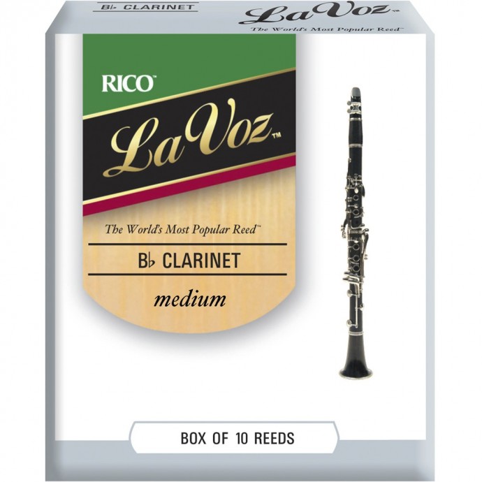 Cañas para clarinete en Si bemol La Voz RCC10MD