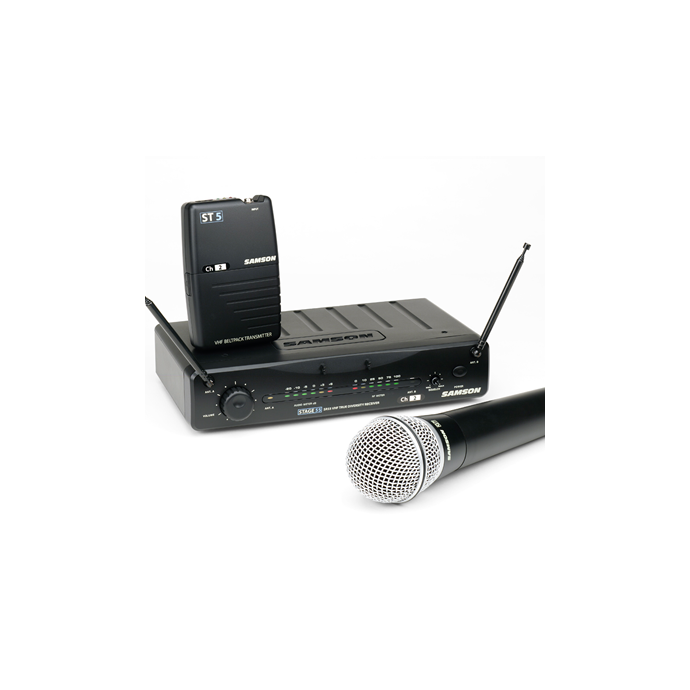 Samson STAGE55 sistema inalambrico mano vhf.