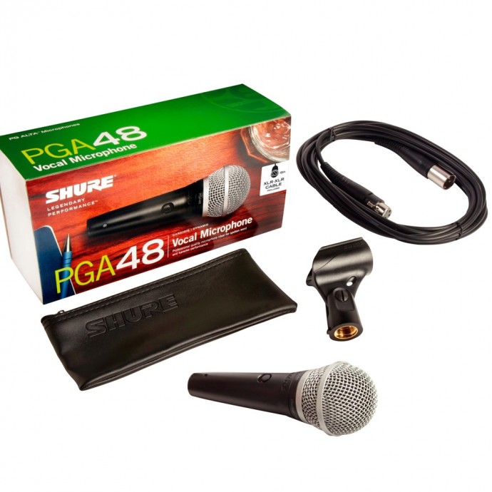 Micrófono Cardioide Dinámico PGA48-QTR para Voces