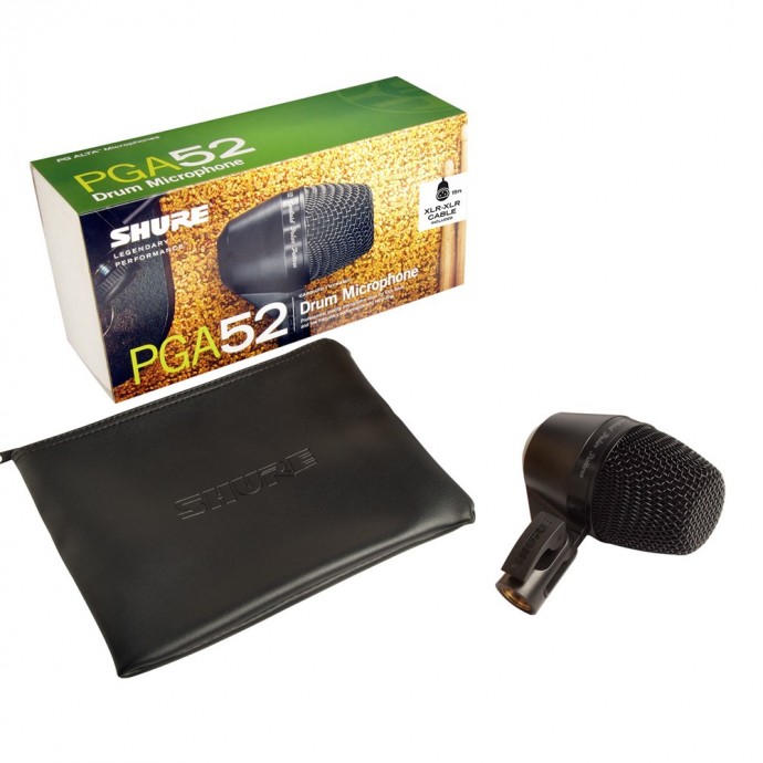 Micrófono Cardioide Dinámico PGA52-LC para Bombo