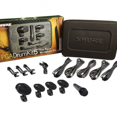 Set de Micrófonos PGADRUMKIT5 para Batería