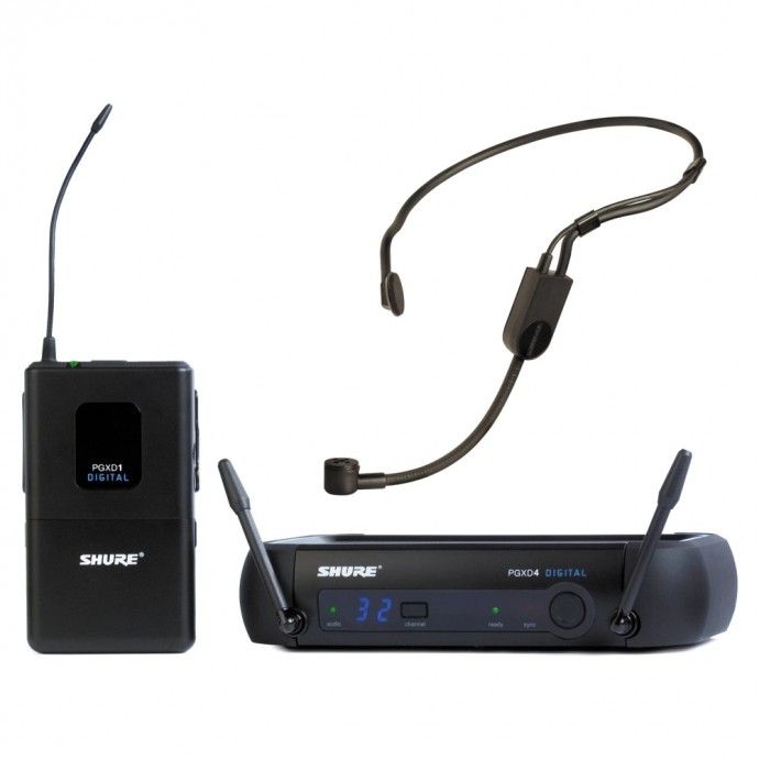 Sistema Micrófono Inalámbrico Digital PGXD14/PGA31-X8 diadema, UHF, c/PG185