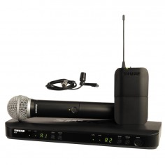 Sistema Micrófono Inalámbrico BLX Doble Combinado, Mano/Corbatero, PG58 + CVL (c/bodypack) (662.15  685.87 MHz)