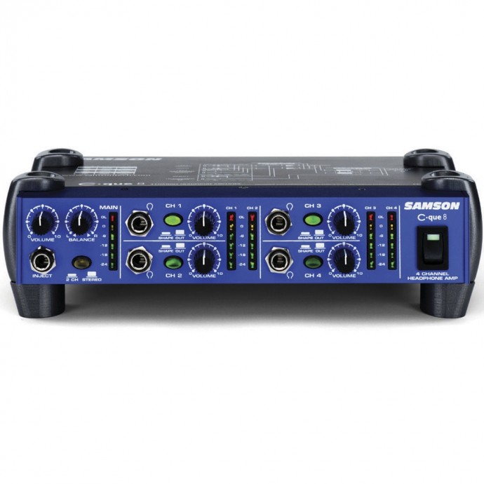 Samson CQ8 amplificador de auriculares 4 entradas/8 salidas.