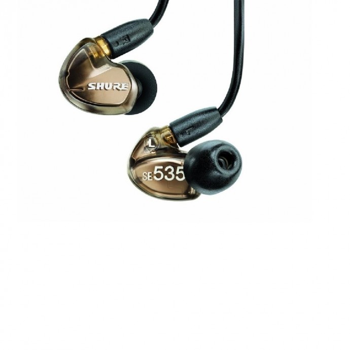 Auricular Intraural Profesional SE535-V Personal Audio, Tres micro Bocinas, c/Volumen, cable Removible, 