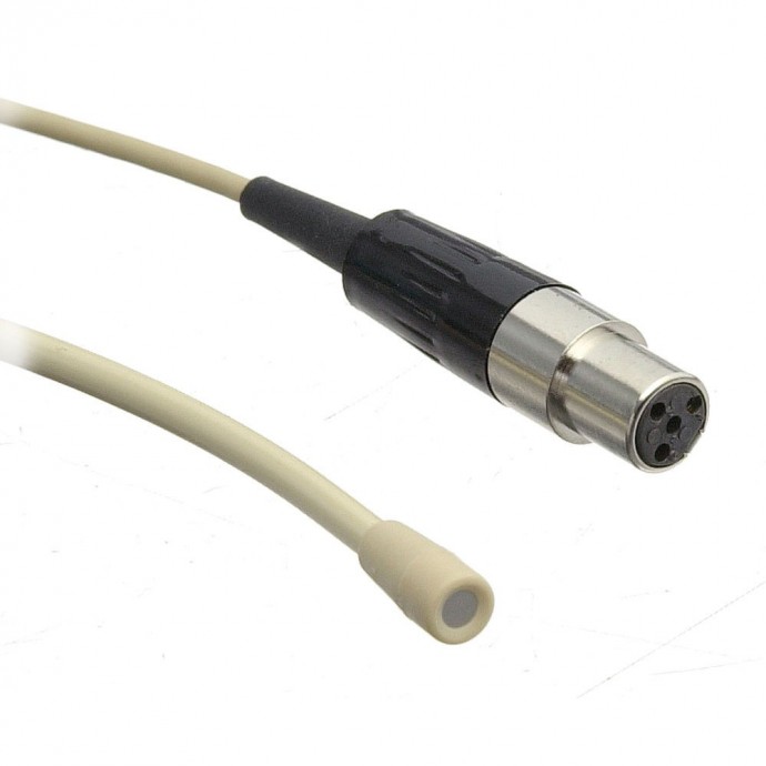 Repuesto earset y cable, tostado, con conector miniatura de 4 pines (TA4F) para el WBH53 (Beta 53) sin cápsula