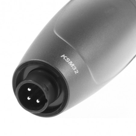 Micrófono Condensador Cardioide, Diafragma Grande, c/Soprte, P/ Estudio,  c:Charcoal Gray