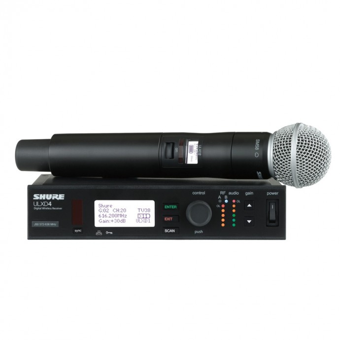 Sistema inalámbrico vocal ULXD24/SM58-J50 con SM58