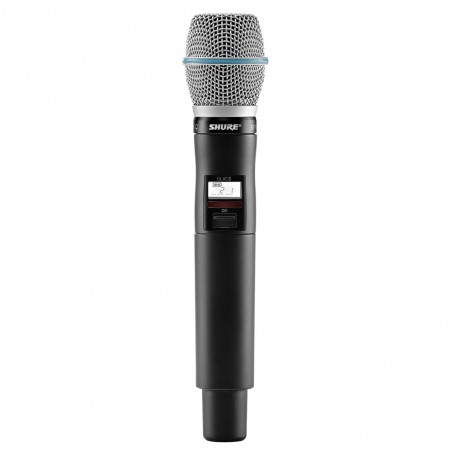 Micrófono Transmisor Inalámbrico de Mano QLXD2/B87C-G50 UHF, Digital c/BETA87