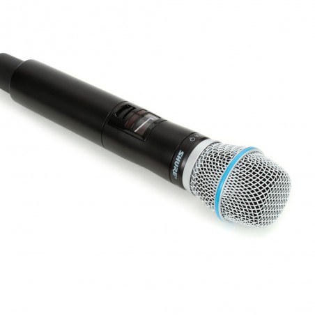 Micrófono Transmisor Inalámbrico de Mano QLXD2/B87C-J50 UHF, Digital c/BETA87