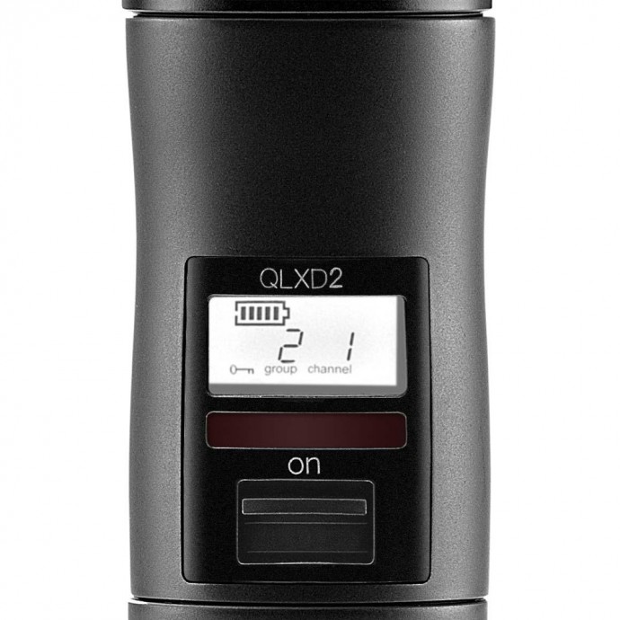 Micrófono Transmisor Inalámbrico de Mano QLXD2/KSM9HSG50 UHF,  Digital, c/KSM9