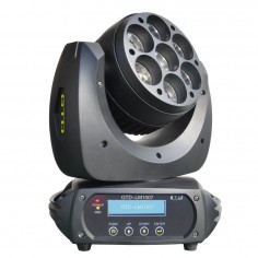 Cabezal móvil de led, OSRAM LED 10W x 7u,RGBW four-in-one,Lens angle: 15°, 25°, DMX /RDM, MCx2