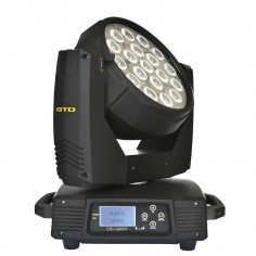 Cabezal móvil de led OSRAM LED 10W x 19u, RGBW four-in-one, Lens angle: 15°, 25° opt, IP20