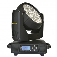 Cabezal Movil LED, OSRAM LED 10W x19u, RGBW four-in-one, Beam angle: 15°~70°, IP20